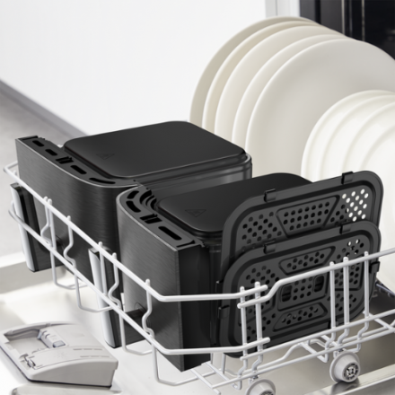 Gruzdintuvė Tefal Dual Easy Fry XXL